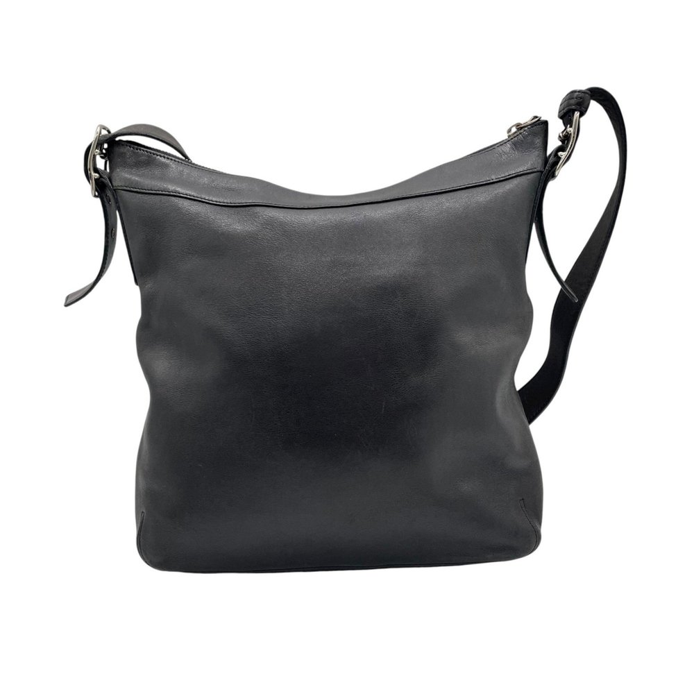 COACH Old Coach Leather Shoulder Bag, Black, 9188 U2, Made in USA - Picture 3 of 10